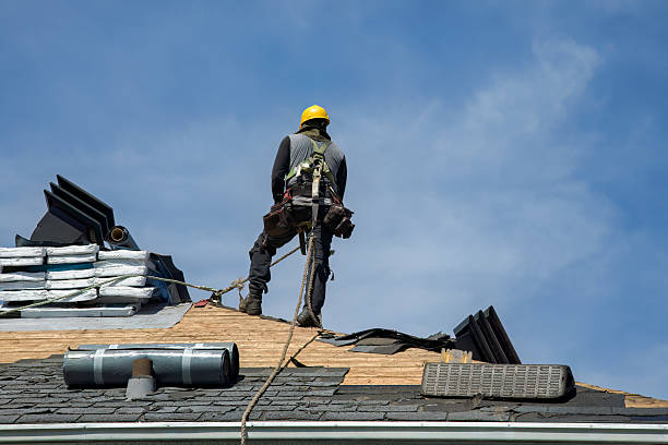 Professional Roofing technician working in Washington, NJ